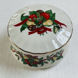Heritage House Melodies Fine Porcelain Music Trinket Box Silent Night Gift Decor
